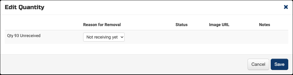 Unreceieve Dialog alt text